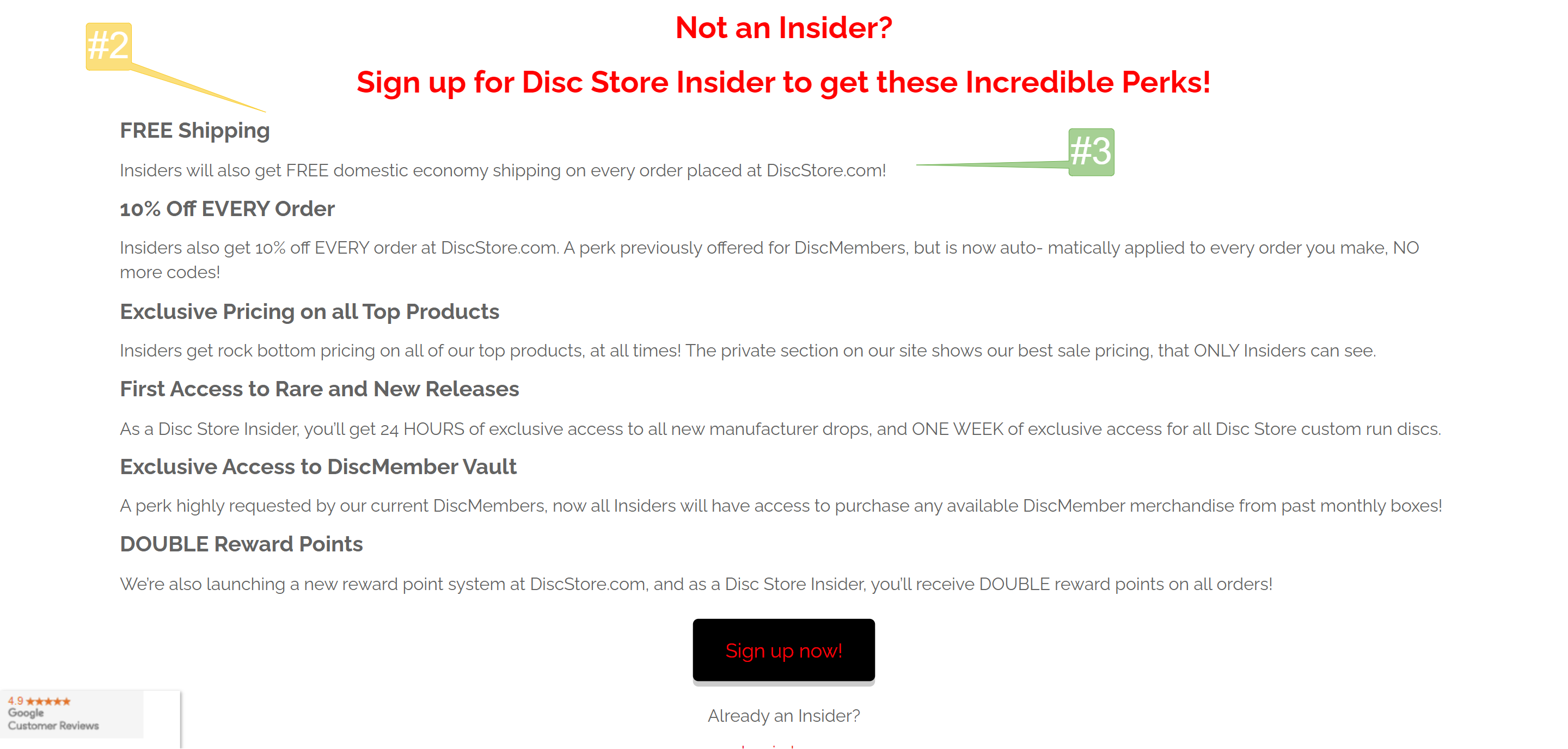 Disc Store Ordering & Delivery